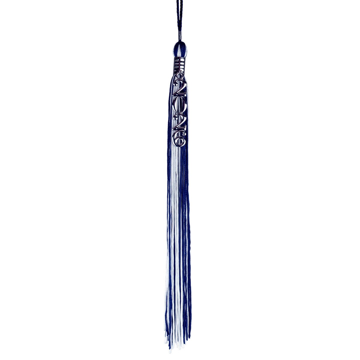 Utah State navy and white souvenir stacked tassel